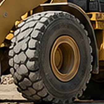 Wheel loader front tyre